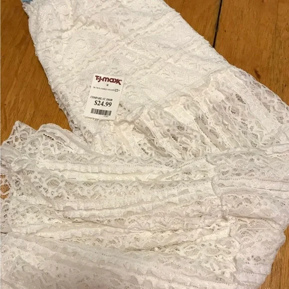 MIDI Skirt Spring Lace Swim Skirt Coverup Small New with tags - Picture 5 of 7